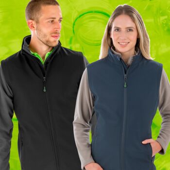Result Recycled Ladies Printable Soft Shell Bodywarmer Thumbnail
