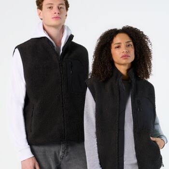 SOL'S Unisex Fury Sherpa Bodywarmer Thumbnail