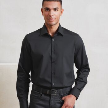 Premier Recyclight® Long Sleeve Poplin Shirt Thumbnail