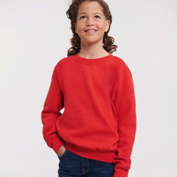 Russell Schoolgear Kids Raglan Sweatshirt Thumbnail