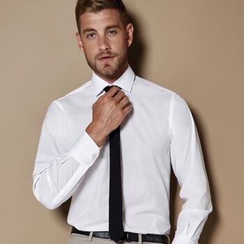 Kustom Kit Long Sleeve Tailored Business Shirt Thumbnail