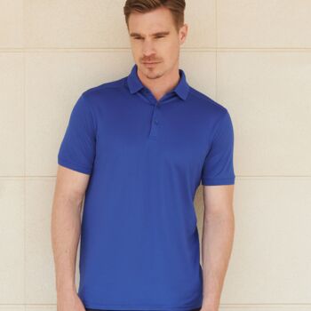 Henbury Slim Fit Stretch Microfine Piqué Polo Shirt Thumbnail