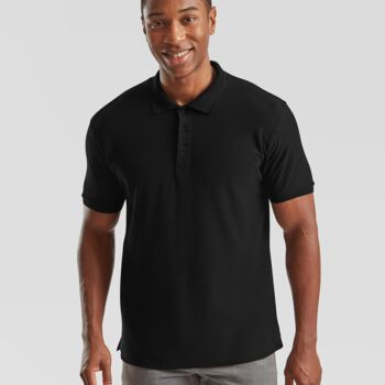 Fruit of the Loom Premium Cotton Piqué Polo Shirt Thumbnail