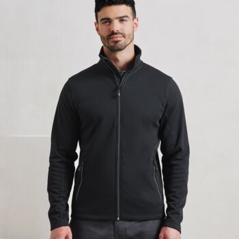 Men's spun dyed sustainable zip-through sweatshirt Thumbnail