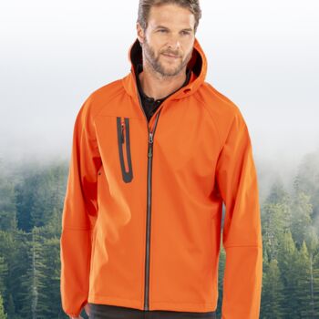 Result Recycled Three Layer Printable Hooded Soft Shell Jacket Thumbnail