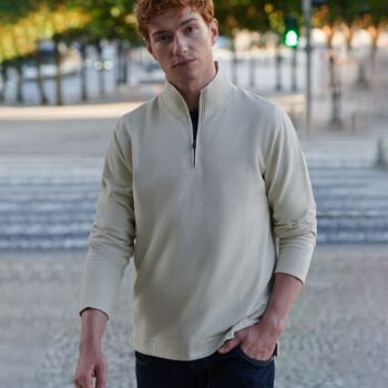 Front Row Premium Piqué 1/4 Zip Top Thumbnail