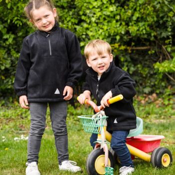 Junior/Youth active fleece top 1/4 zip unlined Thumbnail