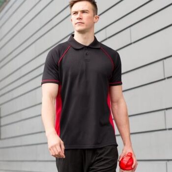 Piped performance polo Thumbnail