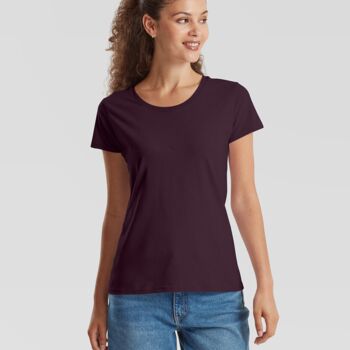 Lady-fit ringspun premium t-shirt Thumbnail