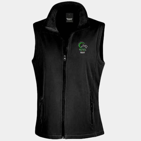 Darleague  - Women's printable softshell bodywarmer Thumbnail