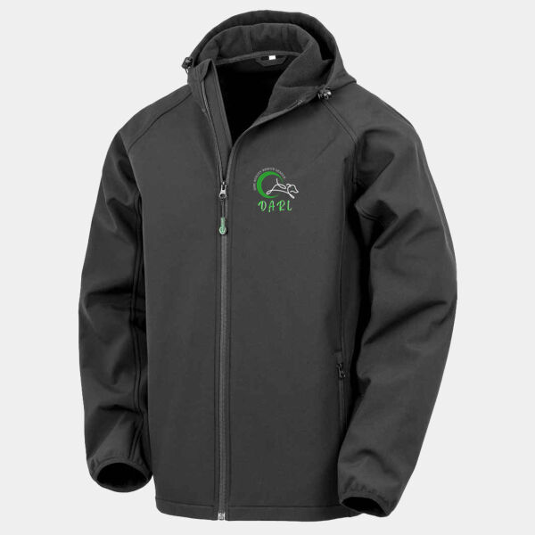 Darleague - Result Genuine Recycled Three Layer Printable Hooded Soft Shell Jacket Thumbnail